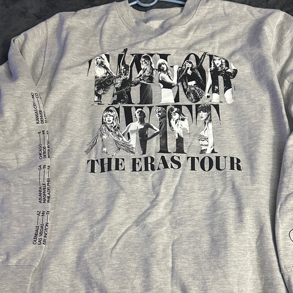 Taylor Swift Gray Sweater - The Eras Tour